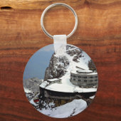 スイスのピラタス山の頂上から眺める キーホルダー (正面)