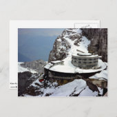 スイスのピラタス山の頂上から眺める ポストカード (正面/裏面)