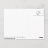 スイスのピラタス山の頂上から眺める ポストカード (裏面)