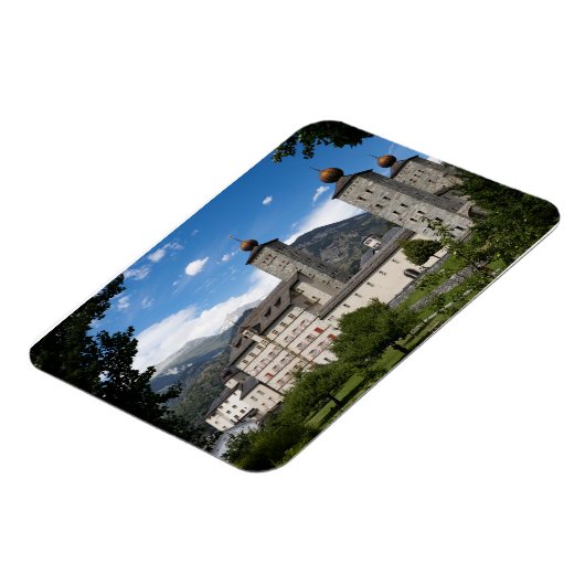 スイスのブリグリス州ストックアルパー宮殿 マグネット (左側)