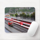 スイスのブリグ駅 マウスパッド (マウス)