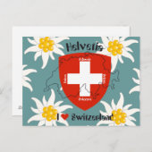 スイスのポストカードが好き ポストカード (正面/裏面)