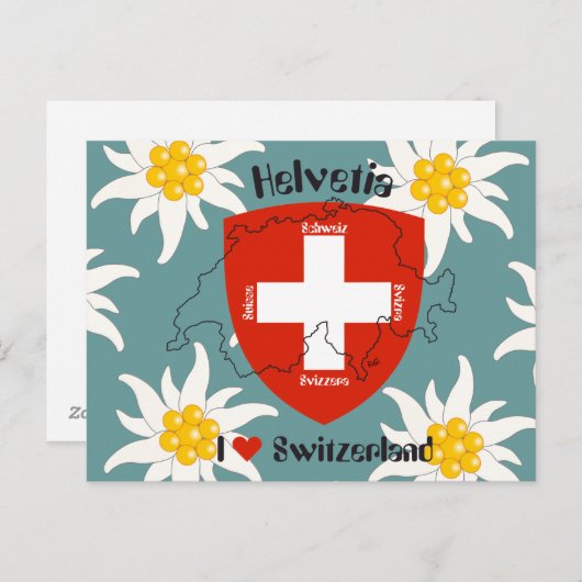 スイスのポストカードが好き ポストカード (正面/裏面)