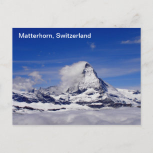 スイスのマターホルン山 ポストカード