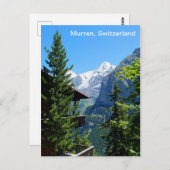 スイスのマレン ポストカード (正面/裏面)