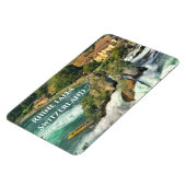 スイスのライン秋 マグネット (左側)