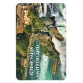 スイスのライン秋 マグネット (縦)