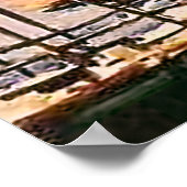 スイスのルガノ湖、モルコート海岸線 ポスター (角)