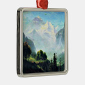 スイスのローテルブルネンに近いスタッバーバッハ秋 メタルオーナメント (右)
