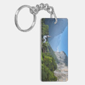 スイスのローテルブルネンバレーにある教会 キーホルダー (正面左)