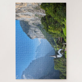 スイスのローテルブルネンバレーにある教会 ジグソーパズル