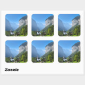 スイスのローテルブルネンバレーにある教会 スクエアシール (シート)