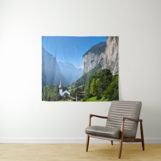 スイスのローテルブルネンバレーにある教会 タペストリー (インサイチュ(横))