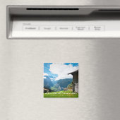 スイスのローテルブルネン渓谷の風景 マグネット (インサイチュ (食洗機))