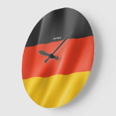 スイスの丸大壁時計国旗 ラージ壁時計 (傾斜)