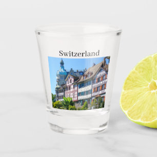 スイスの代表的な住宅土産 ショットグラス