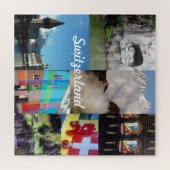 スイスの写真コラージュ ジグソーパズル (横)