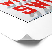 スイスの冬 ポスター (角)