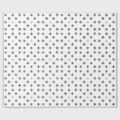 スイスの十字パターン ラッピングペーパー (フラット)