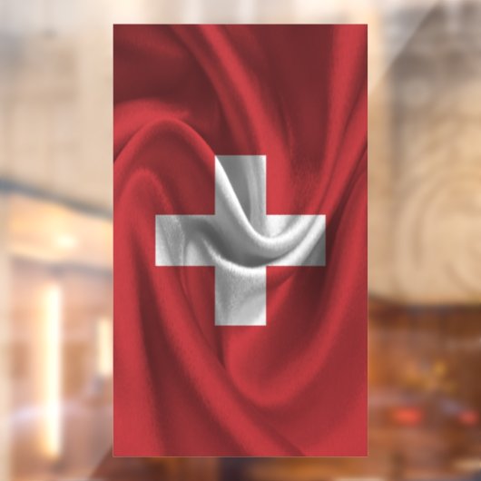 スイスの国旗 ウィンドウサイン (シート2)
