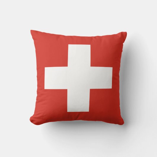 スイスの国旗 クッション (正面)