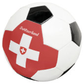 スイスの国旗 サッカーボール (3/4)