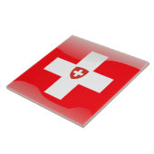 スイスの国旗 タイル (側面)