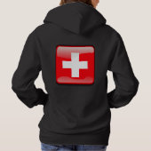 スイスの国旗 パーカ (裏面)