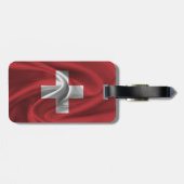 スイスの国旗 ラゲッジタグ (裏面横)