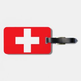 スイスの国旗 ラゲッジタグ