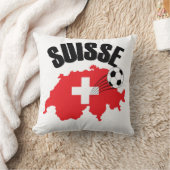 スイスの地図スイス クッション (ブランケット)