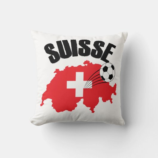 スイスの地図スイス クッション (正面)