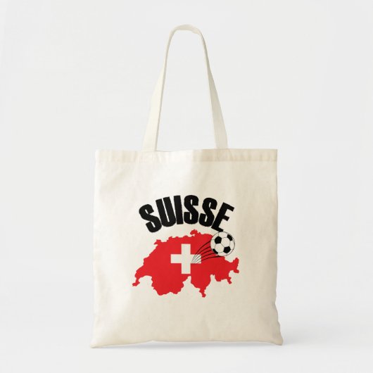 スイスの地図スイス トートバッグ (正面)