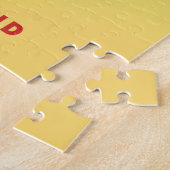 スイスの地図スキー旅行ポスター。 ジグソーパズル (側面)