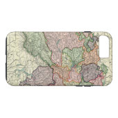 スイスの地図ヴィンテージiPhone 7 Plusタフケース Case-Mate iPhoneケース (裏面(横))