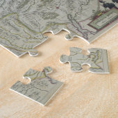 スイスの地図 ジグソーパズル (側面)