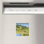 スイスの夏の風景 マグネット (インサイチュ (食洗機))