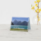 スイスの夏景色 カード (黄色い花)