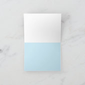 スイスの夏景色 カード (内部)