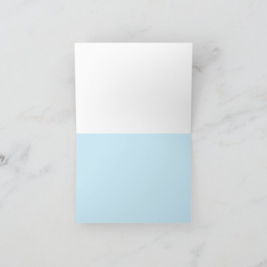 スイスの夏景色 カード (内部)