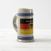 スイスの家のドラマー ビールジョッキ (正面左)