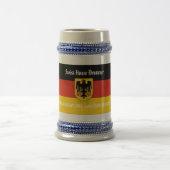 スイスの家のドラマー ビールジョッキ (中央)