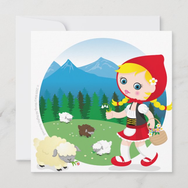 スイスの少女 (正面)