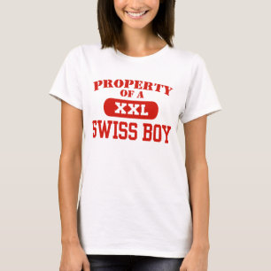 スイスの少年の財産 Tシャツ