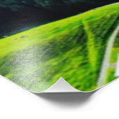 スイスの山々の驚くべき自然デザイン フォトプリント            (角)