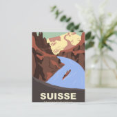 スイスの山々 ポストカード (スタンド正面)