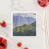 スイスの山景色(Serebriakova) スタンダードカクテルナプキン (インサイチュ)