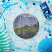 スイスの山景色(Serebriakova) ペーパープレート (パーティー)