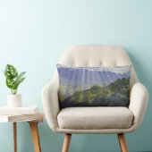 スイスの山景色(Serebriakova) ランバークッション (椅子)