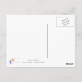 スイスの山荘 ポストカード (裏面)